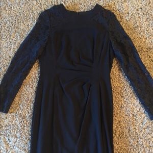 Black Tahari lace cocktail dress new w/o tags